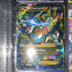 Pokemon TCG Mega Charizard EX Full Art Holo Dragon Card Flashfire 69/106 - Image 1