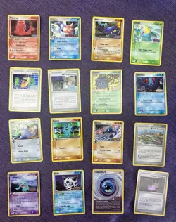 Lot of 16 Pokemon TCG 2005-2007 Stamped Cards Mostly MP (Read Description) - Image 1
