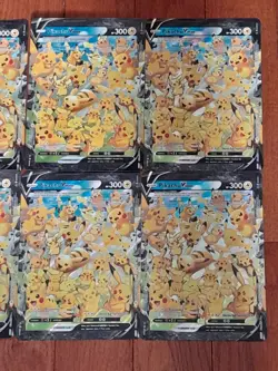 6X JUMBO Pikachu V Union Card SWSH141 Oversized Promo Pokemon Celebrations 25th - Image 3