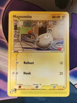 Magnemite 61/97 EX Dragon 2003 Non Holo Pokemon Card LP- Near Mint - Image 1