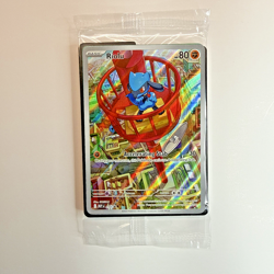 SEALED Pokemon TCG Riolu Black Star Promo #010 Full Art Holo Illustration Card - Image 1