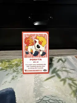POKEMON Baby Chibi Card #077 Ponyta Peru Cute Collection US Seller - Image 1