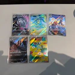 MEGA Dream ex AR Set of 5 M2a Pokemon Card Japanese - Image 1