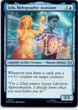 Lyla, Holographic Assistant | FOIL | SPE | 7 | NM | Nereida - Image 1