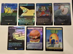 MTG Secret Lair Spongebob Squarepants: Internet Sensation Rainbow Foil Open NM - Image 1
