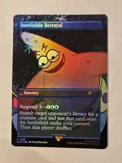 MTG Secret Lair Spongebob Squarepants: Internet Sensation Rainbow Foil Open NM - Image 4