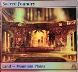 Sacred Foundry | Ravnica Remastered RVR | Foil NM | MTG Magic the Gathering - Image 3
