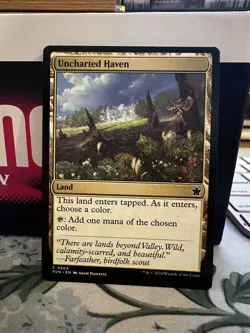 MTG, Uncharted Haven $3 ORDER MIN 564 NM Foundations Regular - Image 1