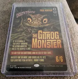 MTG The Gitrog Monster Showcase Poster Innistrad Remastered Regular NM - Image 1