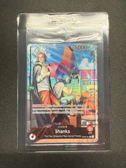 PSA One Piece Card Game SHANKS OP09-001 Holo Promo - July 2025 SEALED + Magazine - Image 1