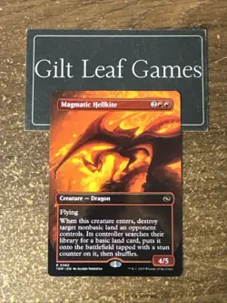 MTG *1x Magmatic Hellkite Borderless* (NM) Tarkir Dragonstorm Magic Free Ship - Image 1