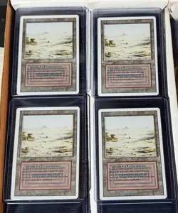 4x Badlands Land Magic The Gathering MTG Vintage Collection - Image 1