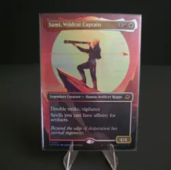 Sami, Wildcat Captain #0301 Mythic Borderless Foil - Edges of Eternities NM ENG - Image 1