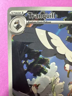 Pokemon TCG Tranquill 149/086 SV: Black Bolt Holofoil Illustration Rare - Image 4