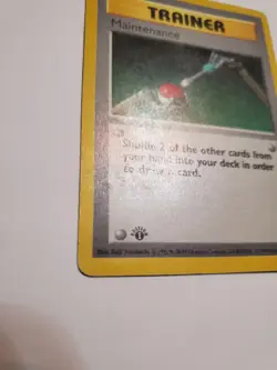 Pokemon Maintenance Base Set 1st Edition Shadowless 83/102 PL! - Image 4