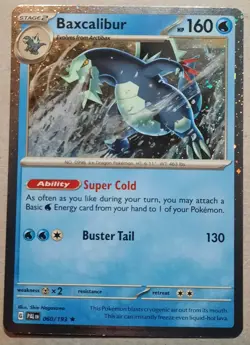Three Pokemon Tcg Cards Frigibax, Arctibax, And Baxcalibur - Image 2