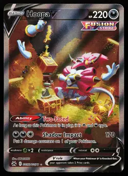 Hoopa V GG53/GG70 Ultra Rare Crown Zenith Galarian Gallery Pokemon Card - Image 1