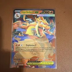 Pokemon Mega Charizard Y EX 022/217 Full Art Holo ASC Stage 2 Dragon HP 360 - Image 1