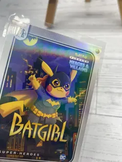 Pikachu as Batgirl Holo Heroes & Villains Flash Edition (Non-Pokemon Fan Art) - Image 4