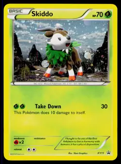 Skiddo - #XY11 XY Promos Pokemon - Holo - NM/LP - Image 1