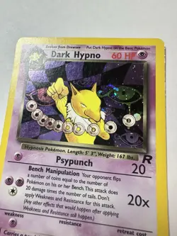 2000 Pokemon TCG Dark Hypno 9/82 Team Rocket Holo - Image 2