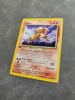 Pokemon TCG Entei 17/64 1st Edition Nonholo Rare - Neo Revelation - HP - Image 2