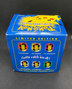 1999 Pokemon Pikachu Burger King 23K Gold Plated Card w/ Pokeball *NIB* - Image 3