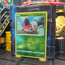 Shelmet Darkness Ablaze Reverse Holo Pokemon TCG 009/189 Sword & Shield Common - Image 2