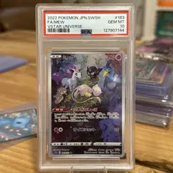 2022 Pokemon SWSH VSTAR Mew #183/172 Japanese Universe, PSA 10 - Image 1