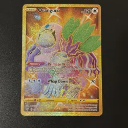 Oranguru 199/185 Full Art Vivid Voltage Gold Secret Rare Pokemon - Image 1