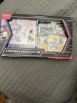 Pokemon TCG Cynthia's Garchomp ex Premium Collection Box Sealed New - Image 1