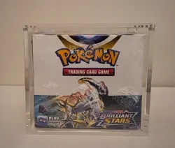 Pokemon TCG Brilliant Stars Booster Box With Acrylic Case 820650819964 - Image 1