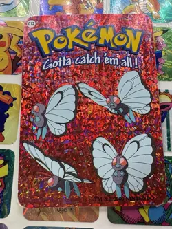 Pokemon 151 Vintage Pocket Monsters Vending HOLO Prism Sticker 2000 Nintendo - Image 2