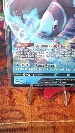 Pokemon Lumineon V 040/172 Swsh09: Brilliant Stars Ultra Rare Holo 170 HP - Image 3