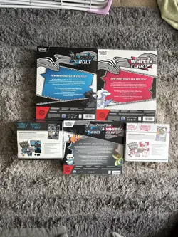 Pokemon Black Bolt & White Flare Bundle New Sealed 2x ETB, 2x Binder, 1x Poster - Image 2