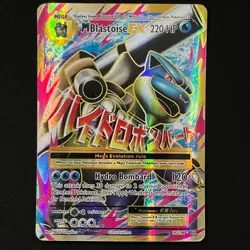 M Blastoise EX (Full Art) 102/108 XY Evolutions Pokemon TCG Clean Front HP - Image 1