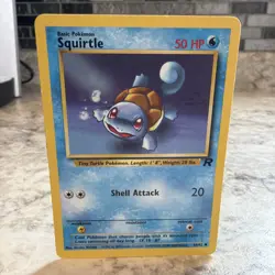 Pokemon Squirtle 1st Edition Team Rocket Set 68/82 - Image 1
