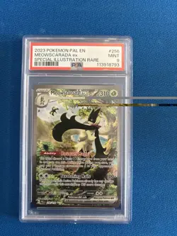 2023 POKEMON PALDEA EVOLVED SPECIAL ILLUSTRATION RARE #256 MEOWSCARADA EX PSA 9 - Image 1