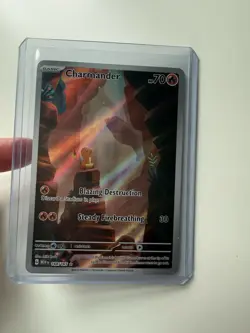 Pokemon TCG Charmander 168/165 Scarlet Violet 151 Illustration Rare - Image 3
