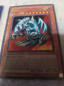 Yugioh Blue-Eyes Toon Dragon SRL-000 Secret Rare NM - Image 3