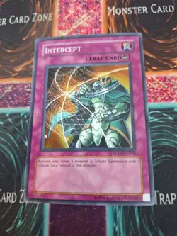 Yugioh Intercept TDGS-EN076 Super Rare Unlimited Near Mint - Image 1