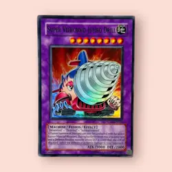 Super Vehicroid Jumbo Drill Yugioh POTD-EN036 Rare Card - Near Mint - Image 1