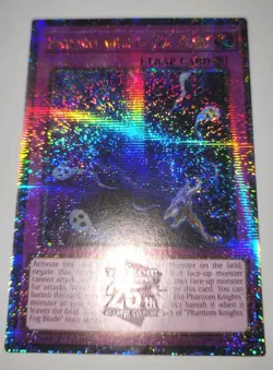 Yugioh! 1x Phantom Knights' Fog Blade RA04-EN264 Quarter Century Secret Rare NM - Image 1