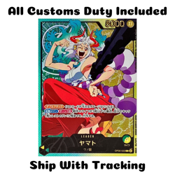 ONE PIECE TCG JAPANESE CARD EB02 ANIME 25TH Gold Text Yamato OP06-022 Leader - Image 1