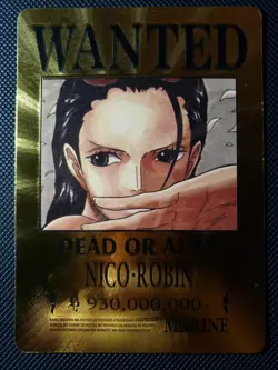 Nico Robin One Piece Goddess Masters Anime Textured Holo Foil Waifu Girl Card - Image 1