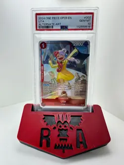One Piece TCG Card Stand – Revolutionary Army Jolly Roger – PSA CGC BGS - Image 2