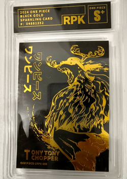 One Piece RPK S+ 2024 Black Gold Sparkling Tony Tony Chopper Card - Image 4