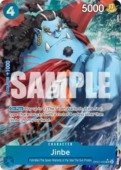 ***FOIL Jinbe (045) Parallel (OP07)*** One Piece Kid Icarus - Image 1