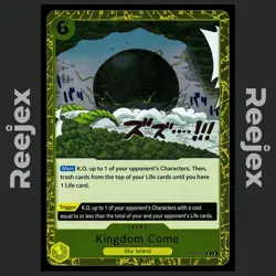 Kingdom Come - EB01-059 - Foil Rare - Extra Booster: Memorial Collection - NM/M - Image 1