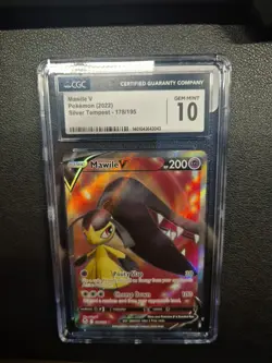 Pokemon Mawile v Full Art Ultra Rare Silver Tempest Card 178/195 - Image 1